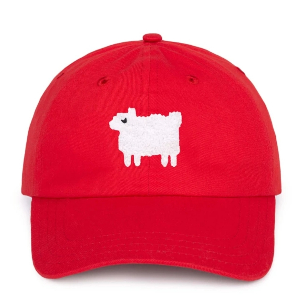 ISO Warm & Wonderful x Rowing Blazers sheep cap in Diana red